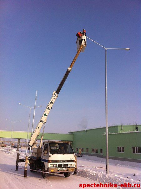 автовышка Isuzu Elf